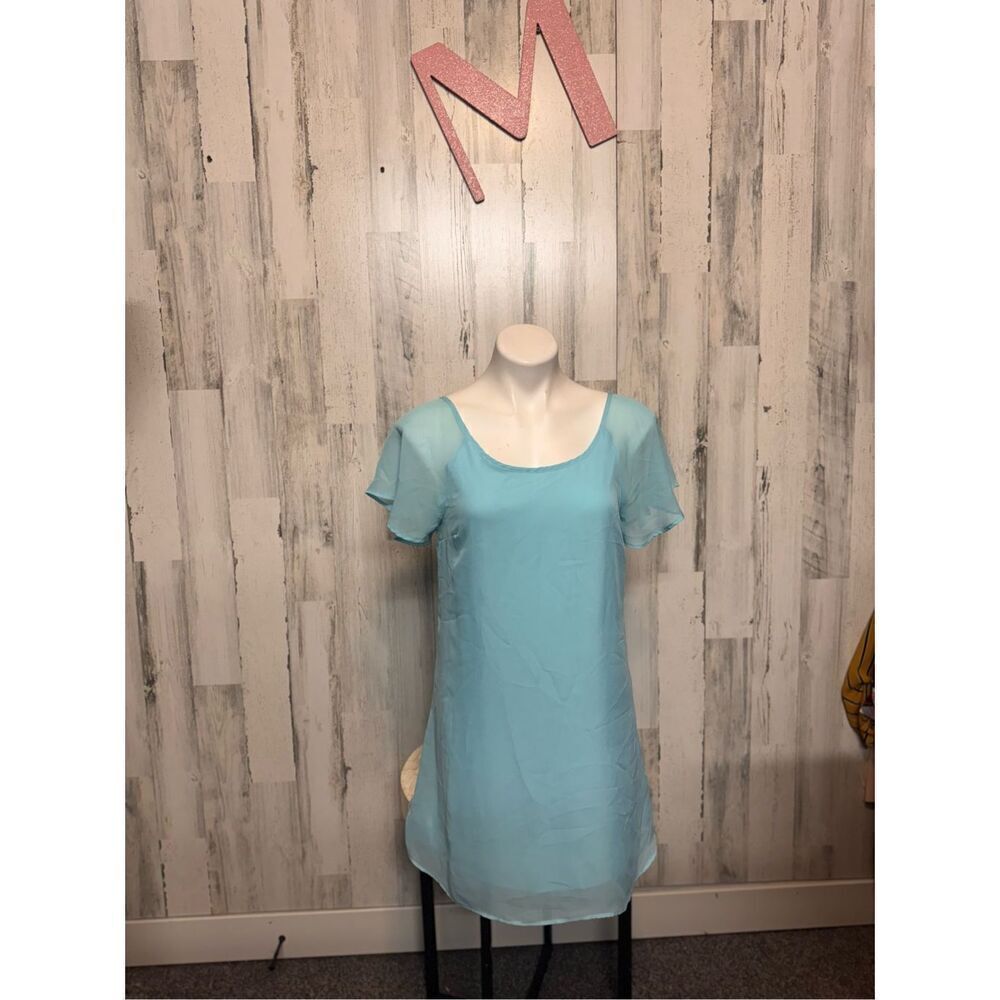 Charlotte Russe baby blue dress size medium